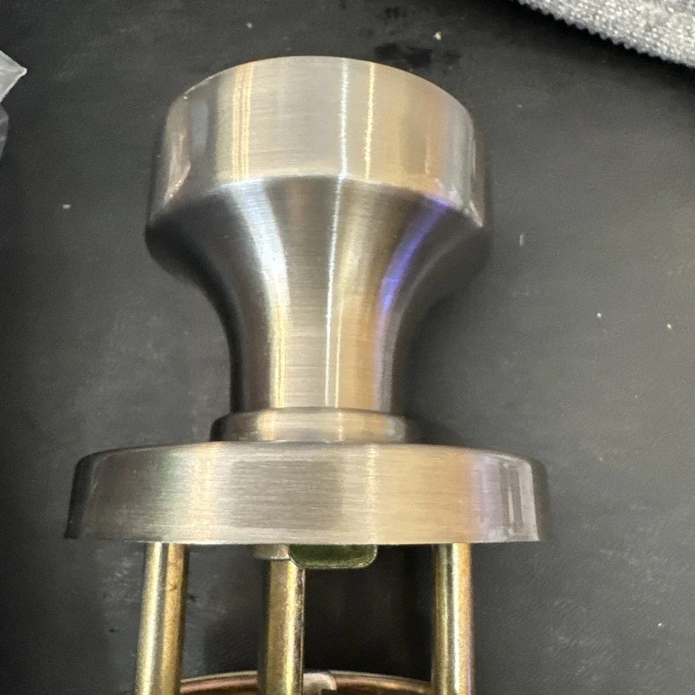 Kwikset Hall & Closet Door Satin Nickel Passage Knob 97200-888 Microban